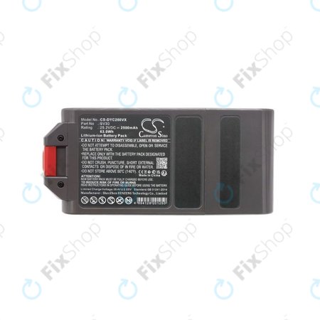 Dyson V12 - Akku Batterie 965470-01 Li-Ion 25.2V 2500mAh HQ