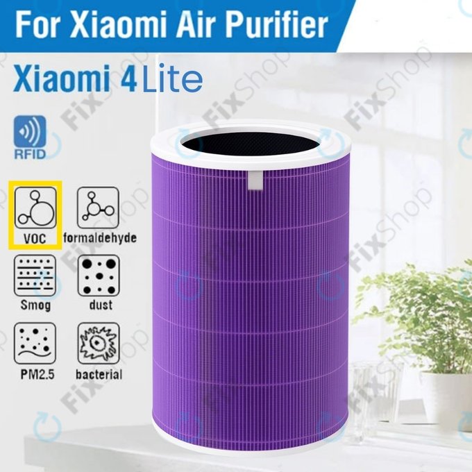 Xiaomi Mi Air Purifier 4 Lite - HEPA-Filter (Geruchsneutralisierend) (Lila)