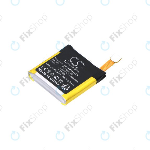 Batterie für Amazfit A1801, A1808, A1918, T-Rex Verge Lite, 350mAh, Li-Pol, 3.85V, PL512524G, HQ