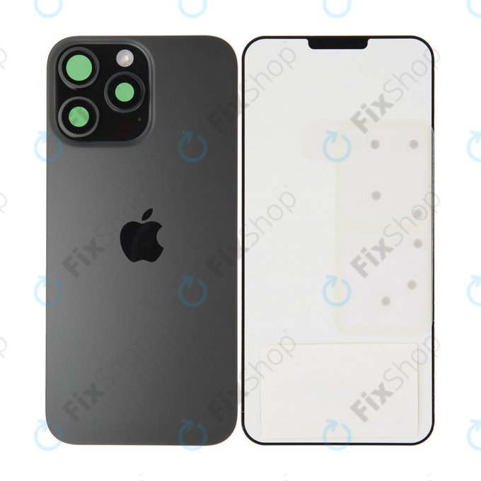 Backcover Glas für iPhone 16 Pro Max | Black Titanium | 661-44958 | Genuine Apple