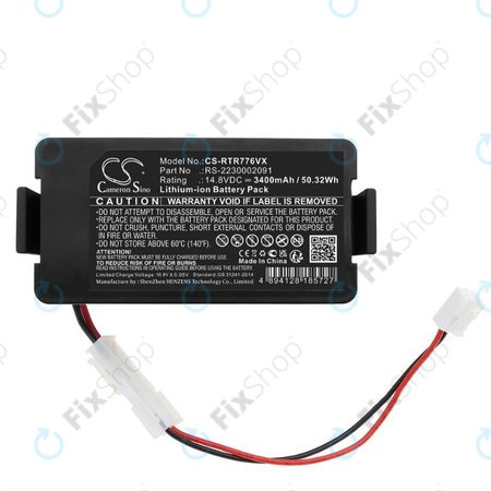 Rowenta RR7774, RR7755, Tefal RG7765 - Akku Batterie RS-2230002091 Li-Ion 14.8V 3400mAh HQ