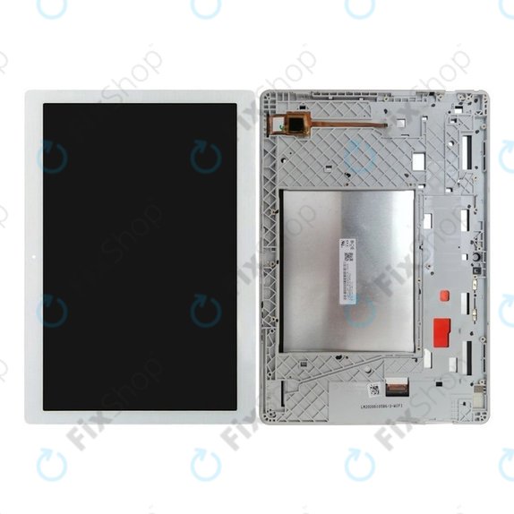 Lenovo Tab M10 TB-X505 - LCD Display + Touchscreen Front Glas + Rahmen (White) TFT
