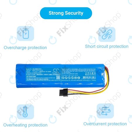 Xiaomi Mi Robot Vacuum Mop-series, Dream-series, Roborock-series - Akku Batterie BRR-2P4S-6800 Li-Ion 14.4V 6800mAh HQ