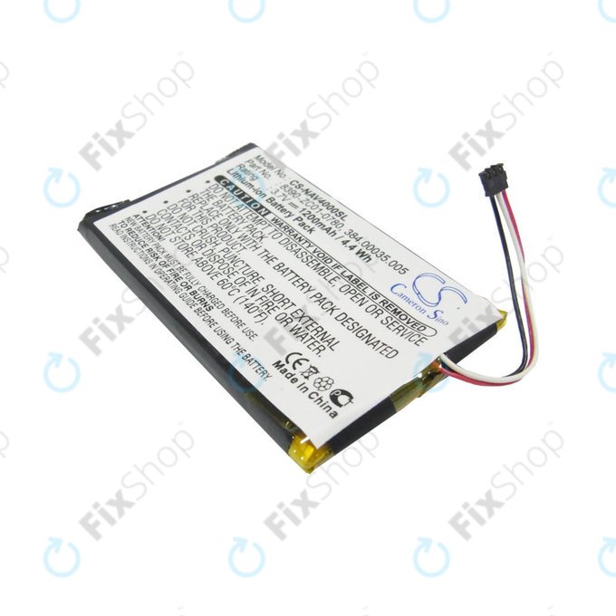 Batterie für Navigon 40 Easy, Plus, Premium, 1200mAh, Li-Pol, 3.7V, 8390-ZC01-0780, HQ