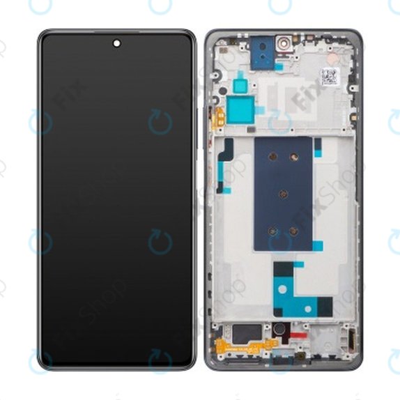Xiaomi 11T, 11T Pro - LCD Display + Touchscreen Front Glas + Rahmen (Celestial Blue) TFT