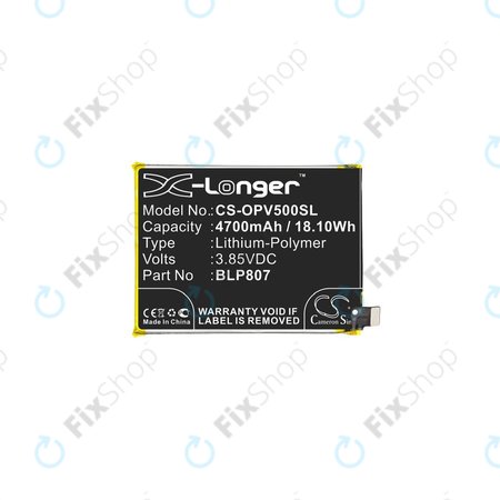 Realme 7, V5 - Akku Batterie BLP807 4700mAh HQ