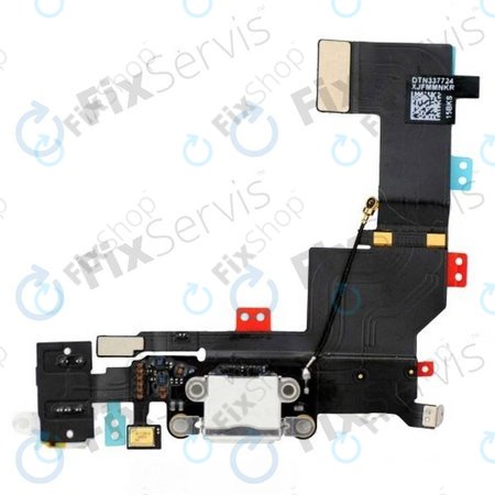 Apple iPhone 5S - Ladestecker Ladebuchse + Mikrofon + Klinke Stecker + Flex Kabel (White)