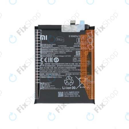 Xiaomi Mi 10T 5G, 10T Pro 5G - Akku Batterie BM53 5000mAh - 46020000355Z Genuine Service Pack
