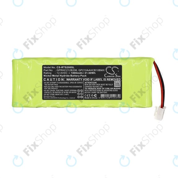 Akku batterie für Roto RT2, Roto Sf G2, 1800mAh, Ni-MH, 12V, 2412-3011, HQ
