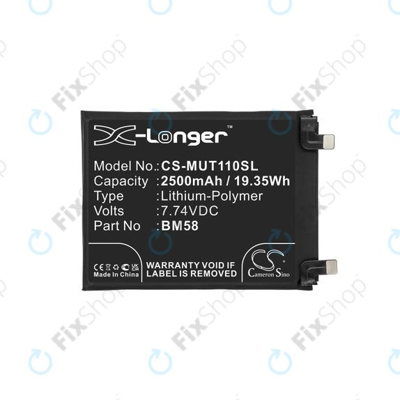 Xiaomi 11T Pro - Akku Batterie BM58 2500mAh HQ