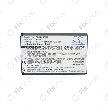 Nokia 3110 Classic - Akku Batterie BL-5C 750mAh HQ