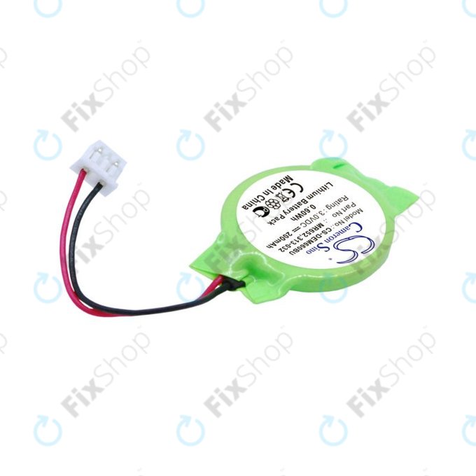 Backup Batterie für Dell Latitude E6320, 200mAh, Lithium, 3V, 077-A00, HQ