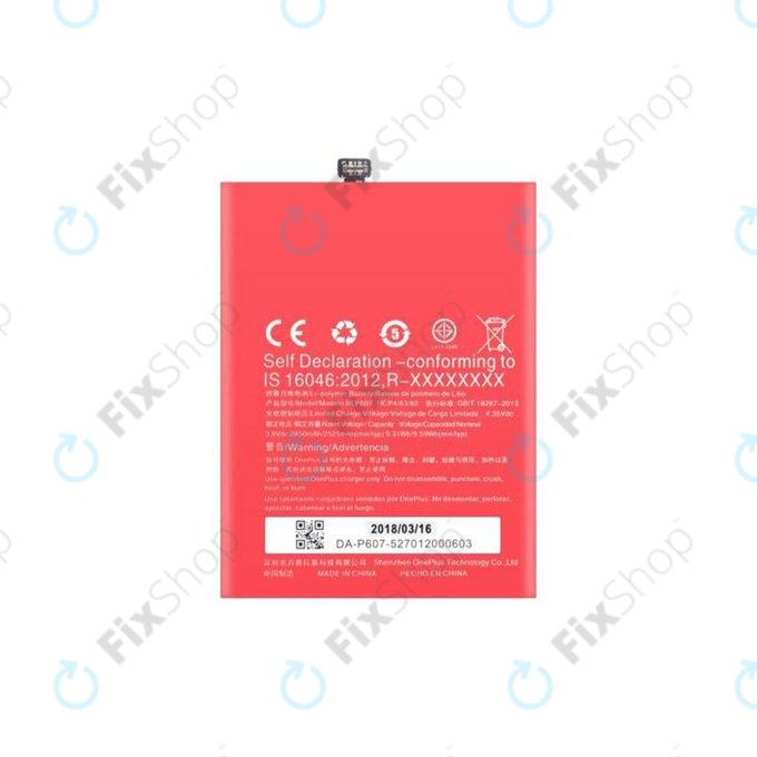 OnePlus X - Akku Batterie BLP607 2525mAh