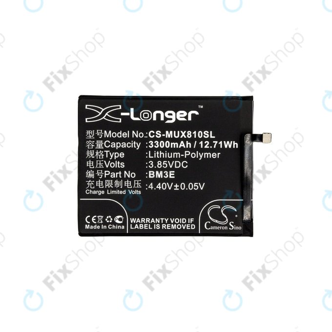 Xiaomi Mi 8 - Akku Batterie BM3E 3300mAh HQ