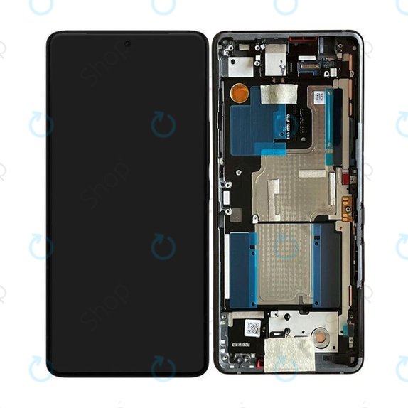 Asus Zenfone 11 Ultra - LCD Display + Touchscreen Front Glas + Rahmen (Eternal Black) - B90AI00N1-R20010 Genuine Service Pack