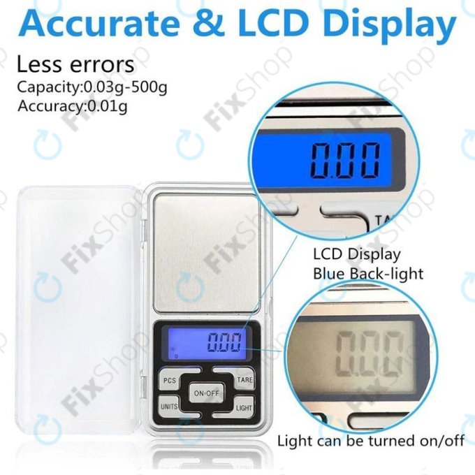 TFY MH-500 - Pocket Scale 500g/0.01g