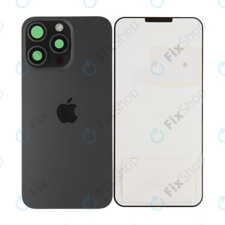 Backcover Glas für iPhone 15 Pro Max | Black Titanium | 661-36907 | Genuine Apple