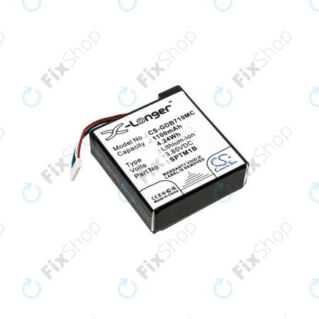 Batterie für Gopro Hero 7 Silver, White, 1100mAh, Li-Ion, 3.85V, SPTM1B, HQ