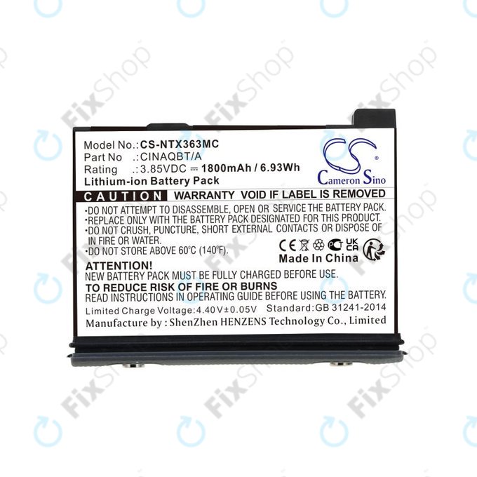 Akku batterie für Insta360 One X3, 1800mAh, Li-Ion, 3.85V, CINAQBT/A, HQ