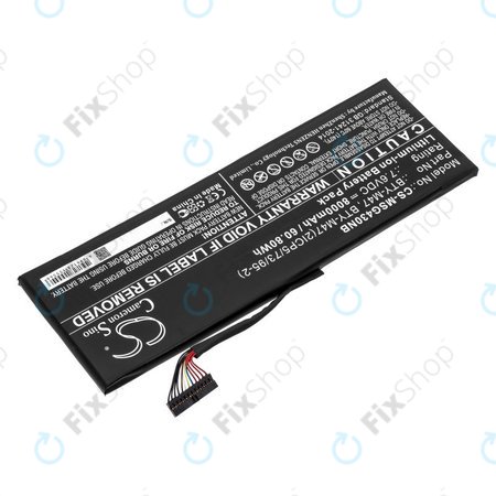 Akku batterie für MSI GS40, GS43, MS14, 8000mAh, Li-Ion, 7.6V, BTY-M47, HQ