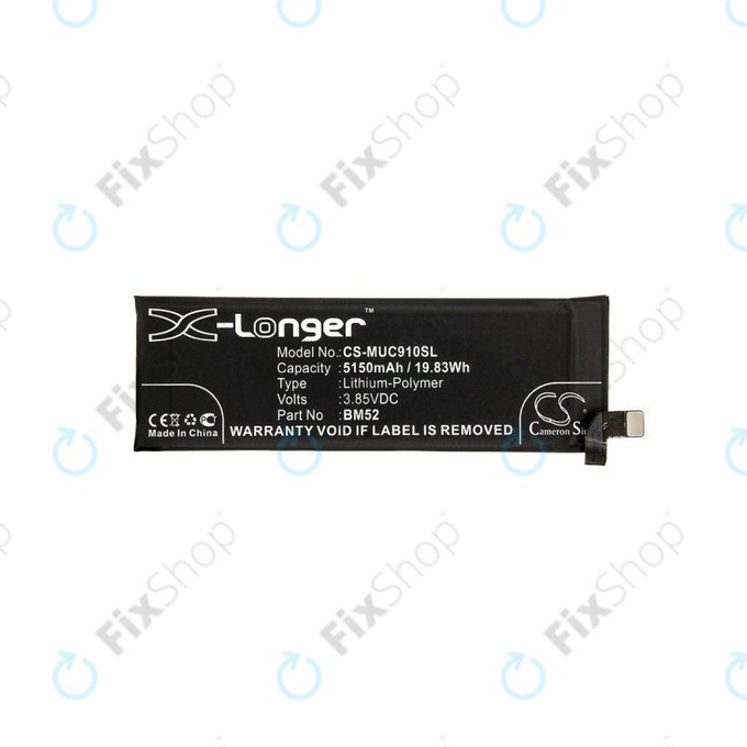 Xiaomi Mi Note 10, Mi Note 10 Lite, Mi Note 10 Pro - Akku Batterie BM52 5150mAh HQ