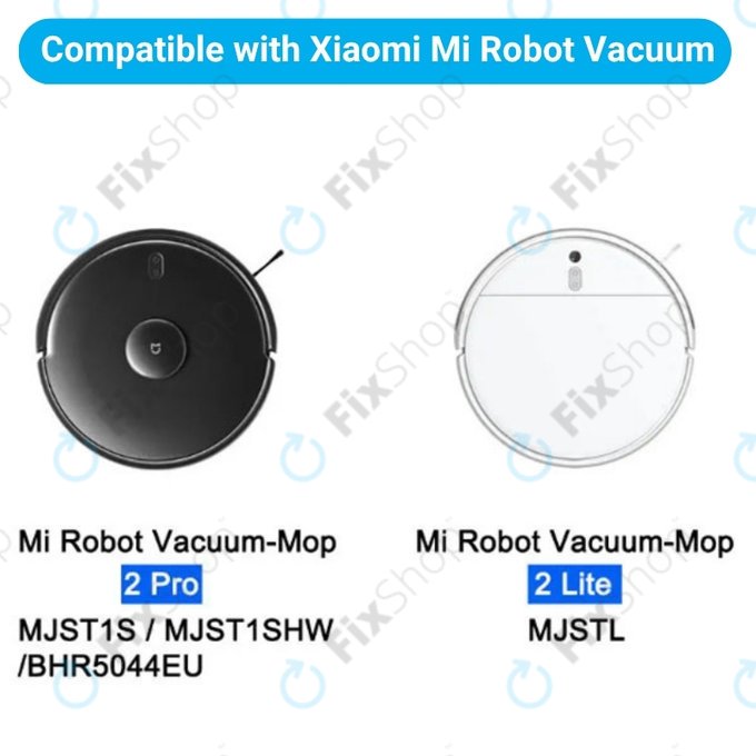 Ersatzteilset für Xiaomi Mi Robot Vacuum Mop 2 Pro, 2 Lite (1x Hauptbürste, 2x Filter, 2x Seitenbürste)