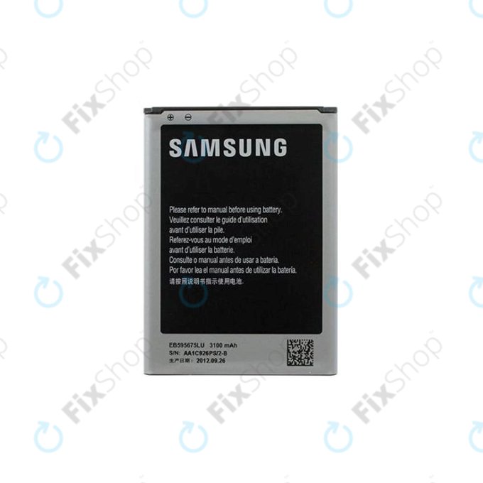 Samsung Galaxy Note 2 N7100 - Akku Batterie EB595675LU 3100mAh - GH43-03756A Genuine Service Pack