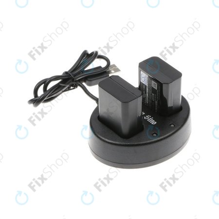 2 Akkus mit Ladegerät fürSony NEX-5, Alpha 7, NEX-7, 1030mAh, Li-Ion, 7.4V, NP-FW50, HQ