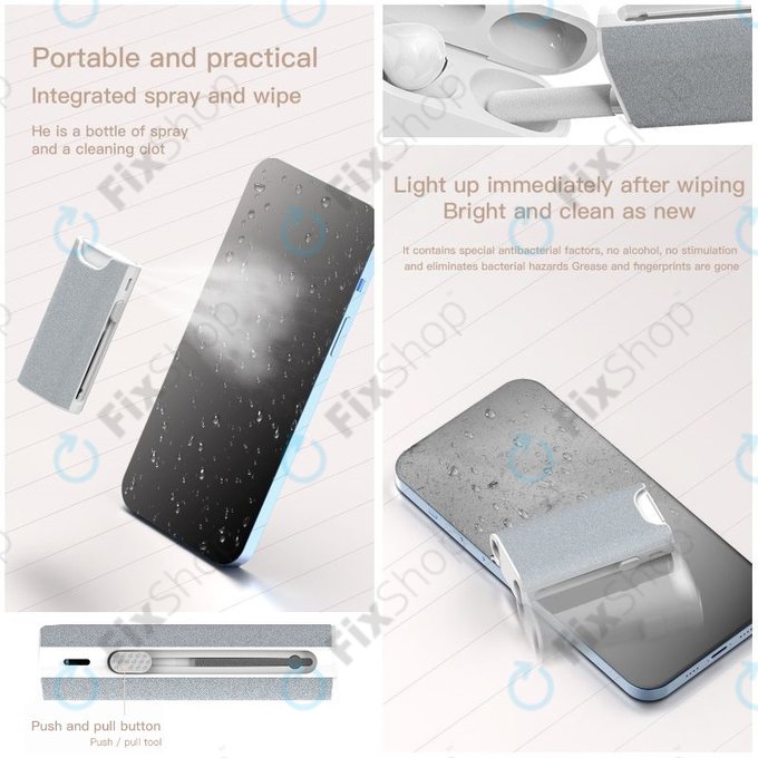 Multifunktionales Telefon- und Kopfhörer-Reinigungsbürsten-Set 5in1