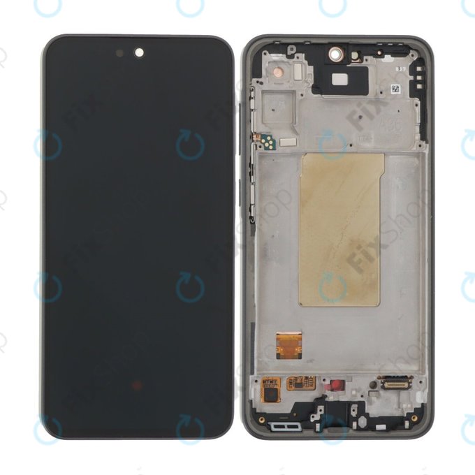 Samsung Galaxy A36 A366E - LCD Display + Touchscreen Front Glas + Rahmen (Awesome Black) OLED