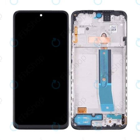 Xiaomi Redmi Note 11, 11S, Poco M4 Pro 4G - LCD Display + Touchscreen Front Glas + Rahmen (Graphite Grey) TFT