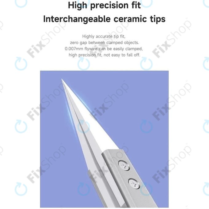 Mechanic SM-11 - Hitzebeständige Keramikpinzette mit scharfer Spitze