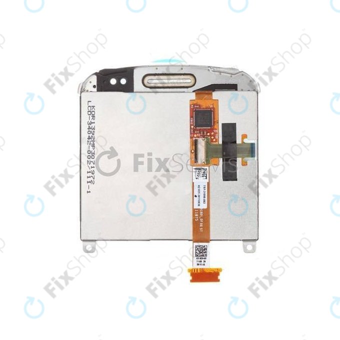 Blackberry Bold Touch 9900 - LCD Display + Touchscreen Front Glas + Rahmen Verzia 002 (Black) TFT