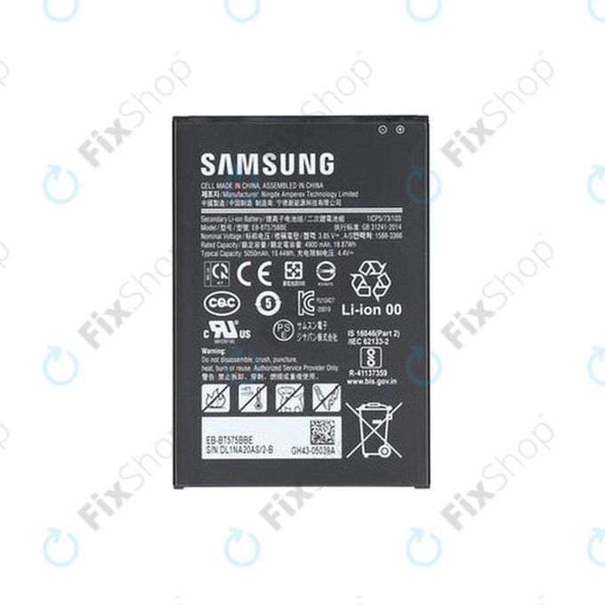 Samsung Galaxy Tab Active 3 T570, T575 - Akku Batterie 5050mAh EB-BT575BBE - GH43-05039A Genuine Service Pack
