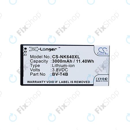 Microsoft Lumia 640 XL - Akku Batterie BV-T4B 3000mAh HQ
