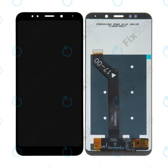 Xiaomi Redmi 5 Plus (Redmi Note 5) - LCD Display + Touchscreen Front Glas (Black) TFT