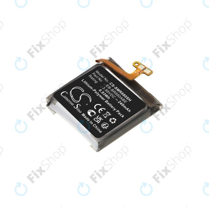 Batterie für Samsung Galaxy Watch 4 40mm, Watch4 Classic 42mm, 240mAh, Li-Pol, 3.88V, EB-BR880ABE, HQ