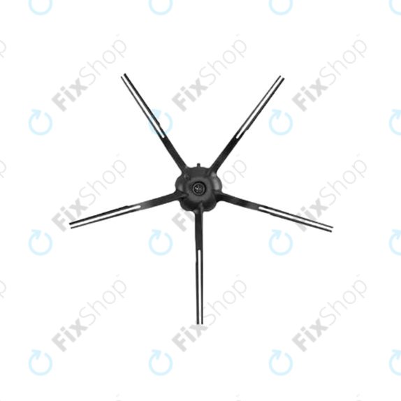 Ersatzteilset für Xiaomi Roborock S7, S7 MaxV Ultra (1x Hauptbürste, 2x Filter, 2x Seitenbürste – schwarz)