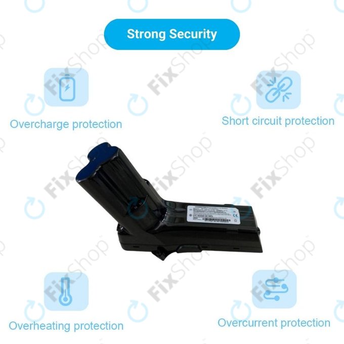 Philips SpeedPro Max, SpeedPro Max Aqua - Akku Batterie 18650HE2 Li-Ion 18.0V 2400mAh