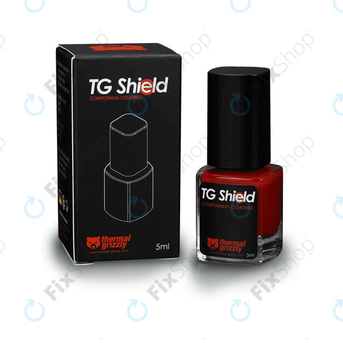 Schutzlack gegen Flüssigmetall 5ml, Thermal Grizzly TG Shield