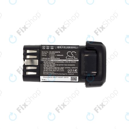 Akku batterie für Dewalt Dcb095, Dewalt Dcf680, 1000mAh, Li-Ion, 7.2V, DCB080, HQ