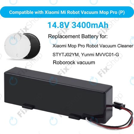 Xiaomi Mi Robot Vacuum Mop Pro (P) - Akku Batterie STYTJ02YM Li-Ion 14.8V 3400mAh