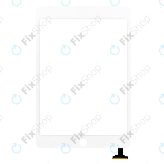 Apple iPad Mini 3 - Touchscreen Front Glas (White)