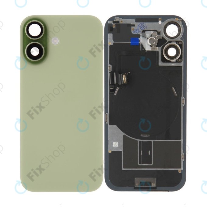 Glas der Rückabdeckung für iPhone 17, Sage, Pulled A
