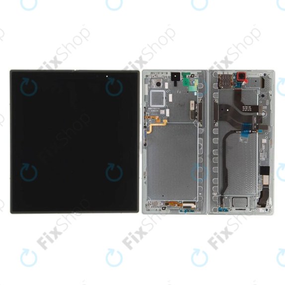 Samsung Galaxy Z Fold 7 F966B - LCD Display + Touchscreen Front Glas + Rahmen (Mint) - GH82-37548D Genuine Service Pack