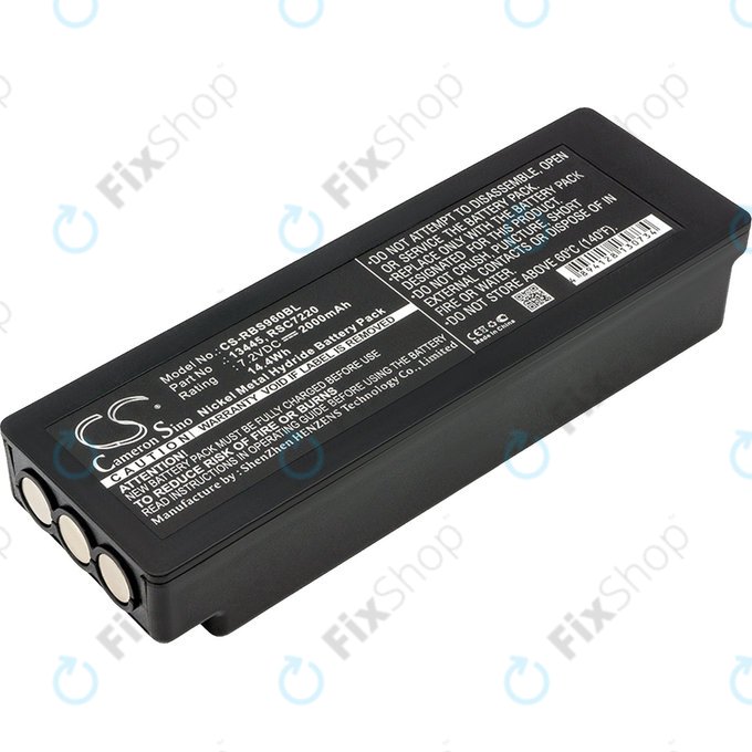 Batterie für Scanreco 590, 592, 2000mAh, Ni-MH, 7.2V, RSC7220, HQ