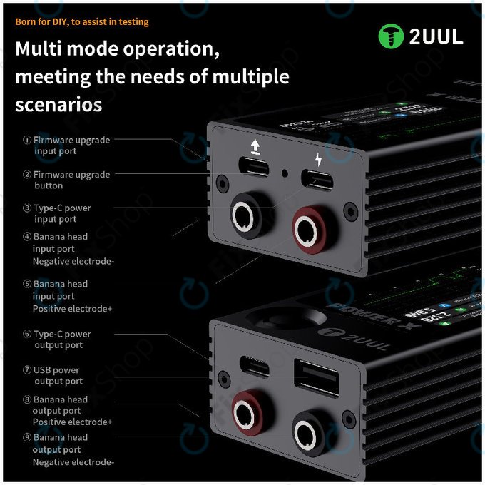 USB-Multimeter (Spannungs- und Strommesser), 2UUL PW11