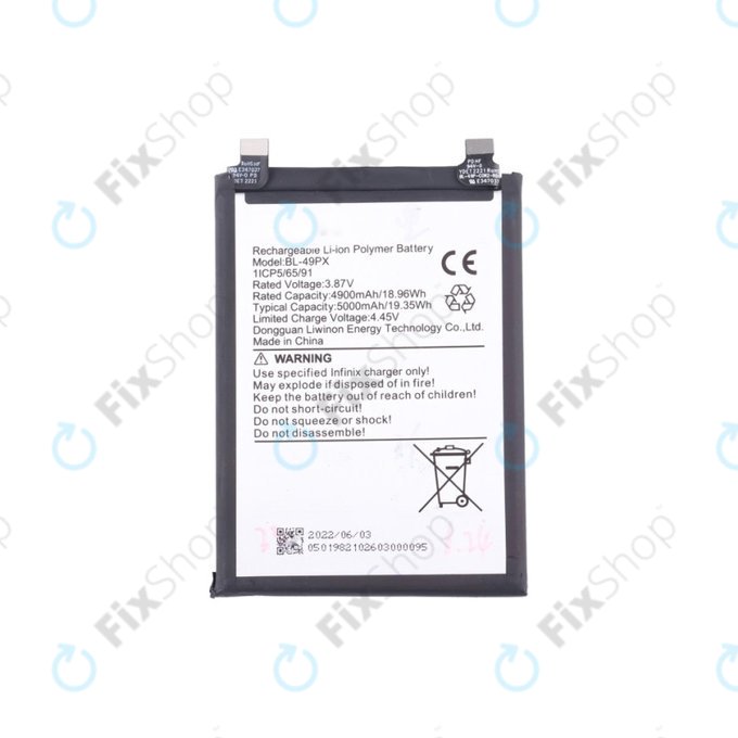 Infinix Note 30 Pro, 30 VIP X6710 - Akku Batterie BL-49PX 5000mAh