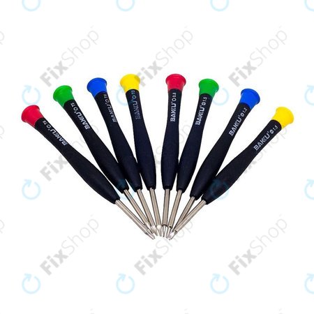 Baku BK-6108 - Schraubendrehersatz für Handys, Tablets und Laptops (8Stk.)