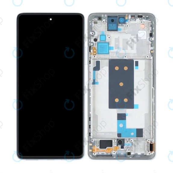 Xiaomi 11T, 11T Pro - LCD Display + Touchscreen Front Glas + Rahmen (Celestial Blue) OLED